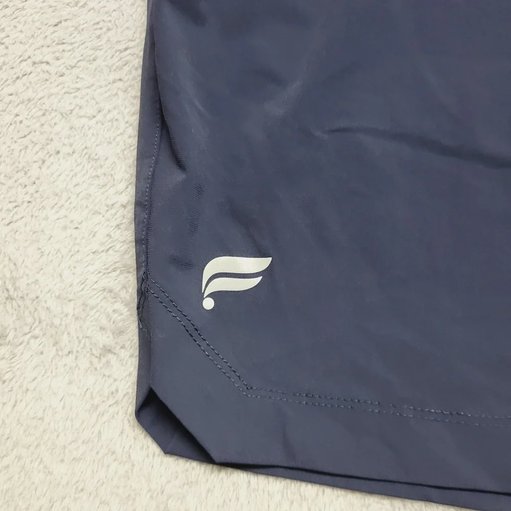 Fabletics Fundamental Short Mens 2X Blue Lined Athletic Wear Pull On Stretch Gym